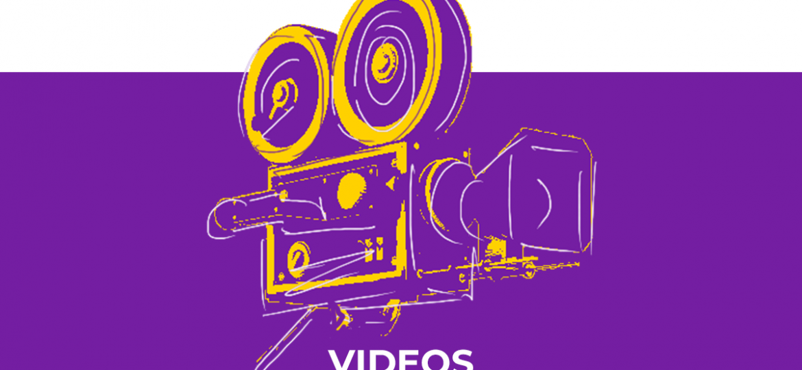 old fashioned videocamera image with the label VIDEOS